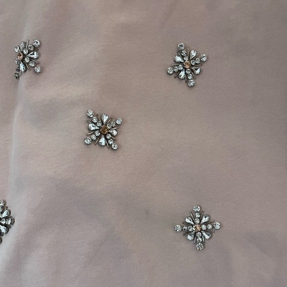 MOLLY bracken bedazzled crew neck sweater pink XL - Picture 6 of 6